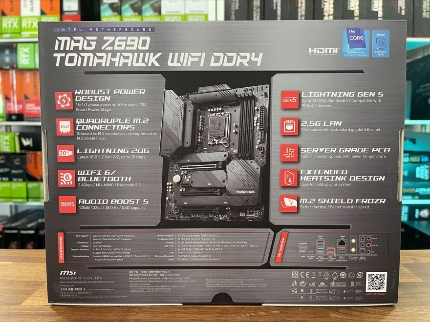 MSI MAG Z690 TOMAHAWK WIFI DDR4 Motherboard Review