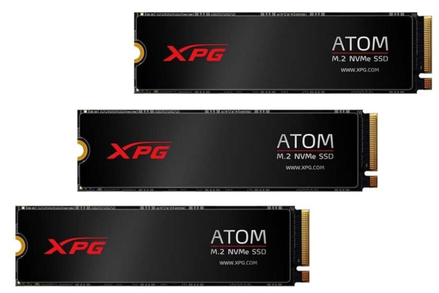 XPG Unveils Latest ATOM PCIe 3 & 4 M.2 SSDs
