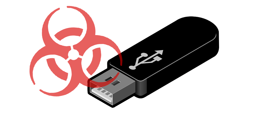 how to get malware off of flash drive