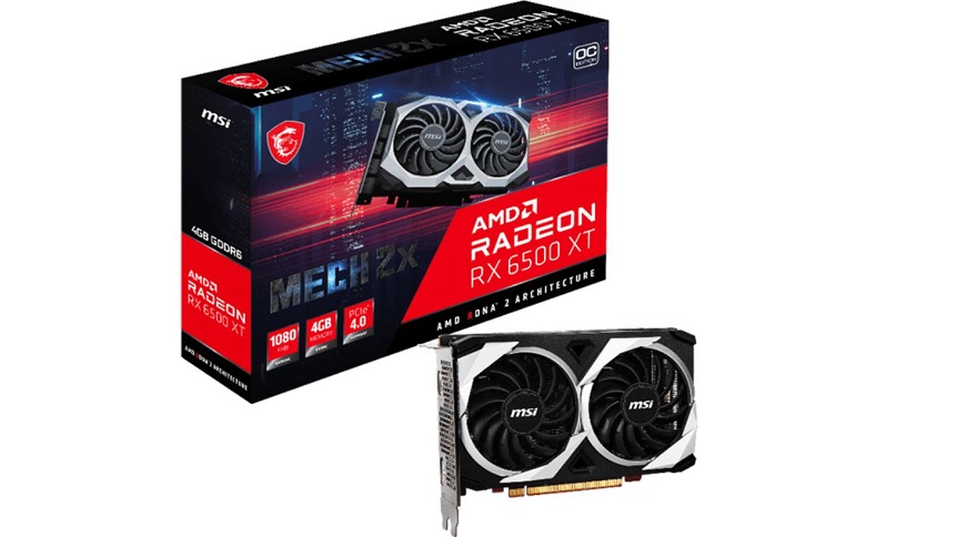 MSI Unveils Radeon RX 6500 XT Mech Series GPU | eTeknix