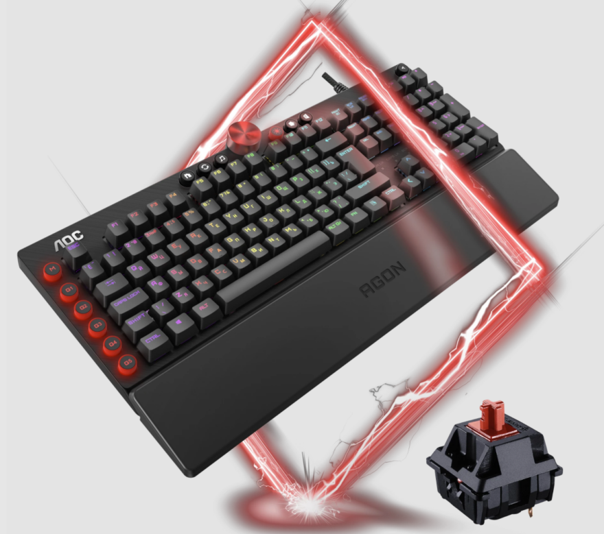 AOC AGK700 Red Mechanical Gaming Keyboard Review