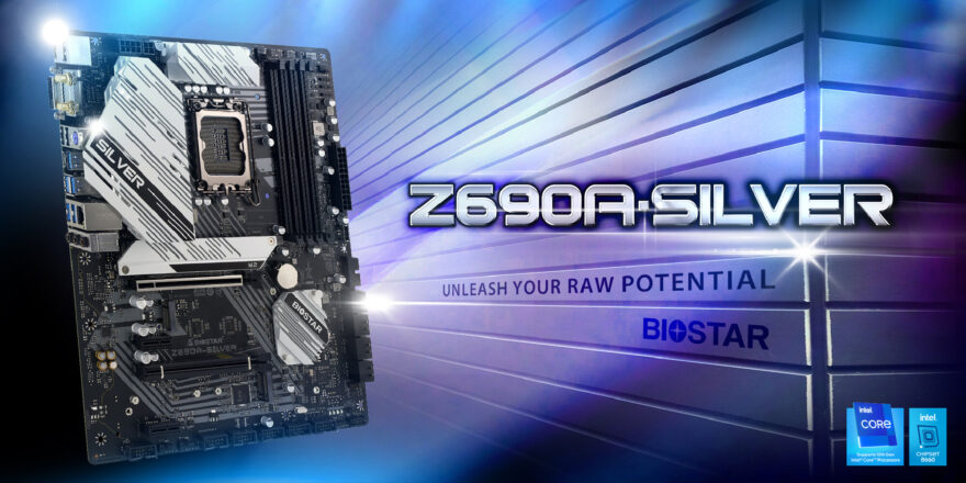 BIOSTAR Z690A-SILVER Motherboard Released