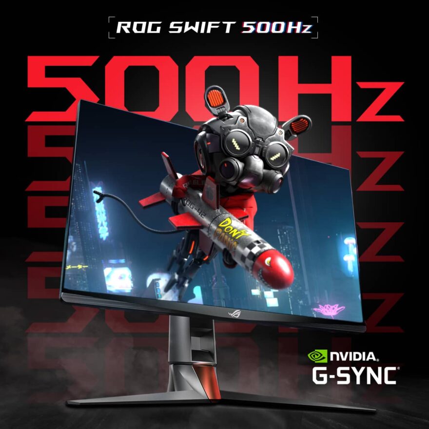 ASUS ROG Launch World's First 500Hz Gaming Monitor