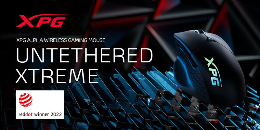 ADATA XPG Launches ALPHA WIRELESS Gaming Mouse