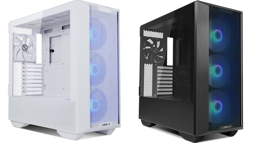 Lian Li LANCOOL III RGB Tempered Glass ATX Mid-Tower Computer Case - White