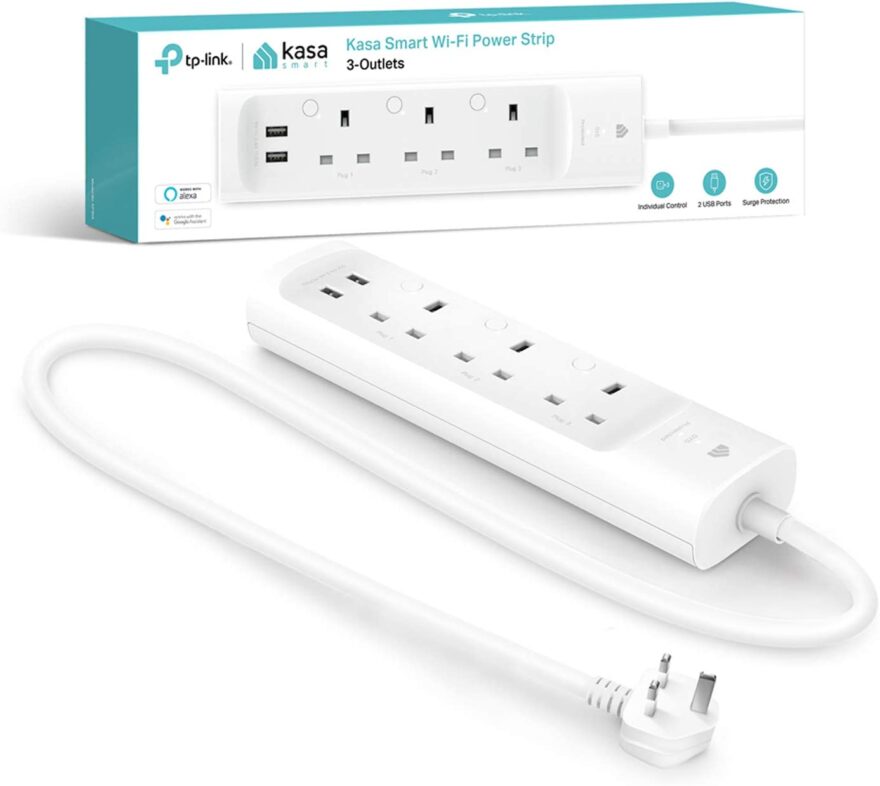 TP Link Kasa WiFi Power Strip 3 outlets with 2 USB Ports