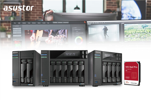 ASUSTOR NAS Now Supports 22TB WD Red Pro Hard Drives 