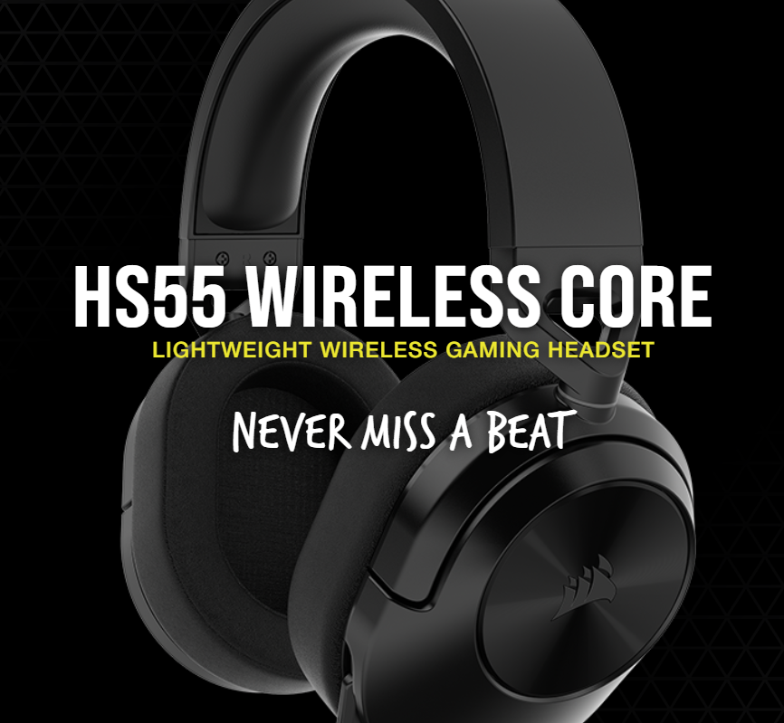 Corsair HS55 Wireless Core Gaming Headset Review