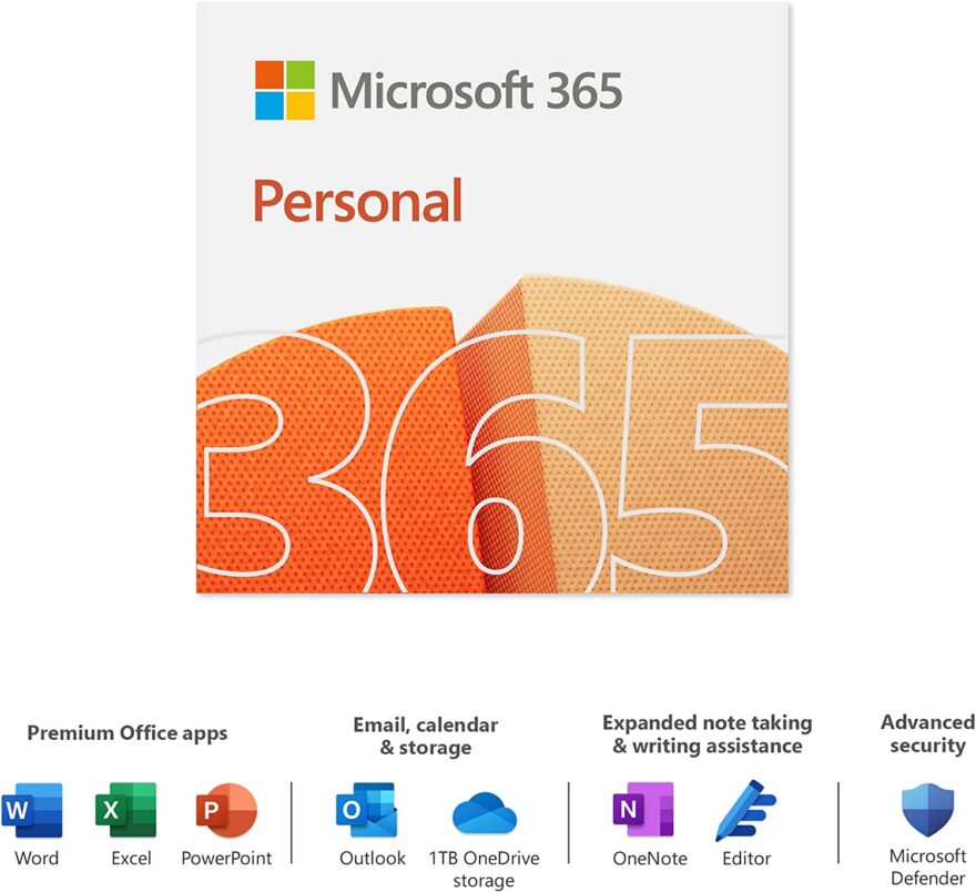 Microsoft 365 Personal Office 1 user 1 year Subscription | eTeknix