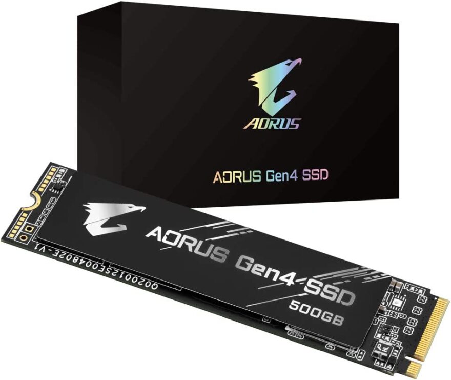 Gigabyte AORUS Gen4 500GB NVMe Solid State Drive