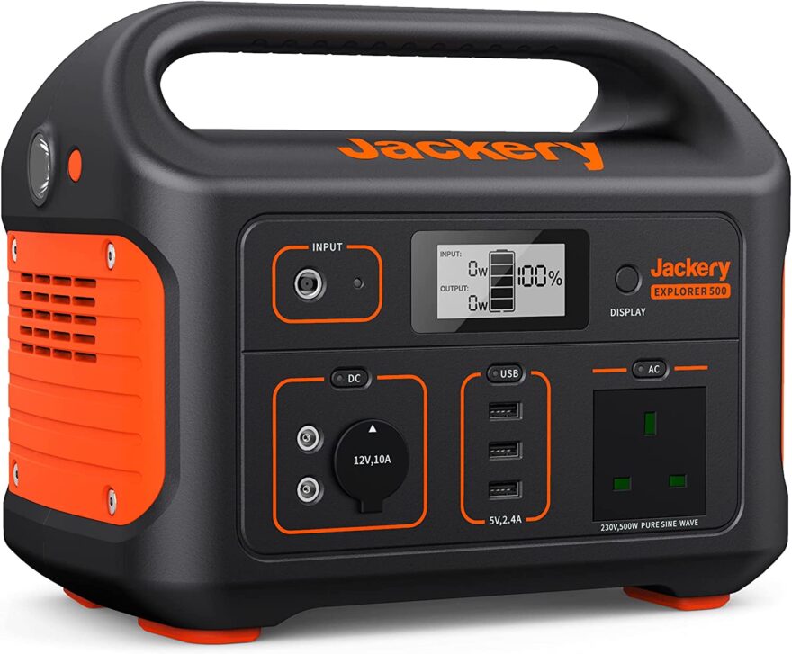 Jackery Portable Power Station Explorer 500 518Wh Outdoor Backup Mobile Lithium Battery Pack