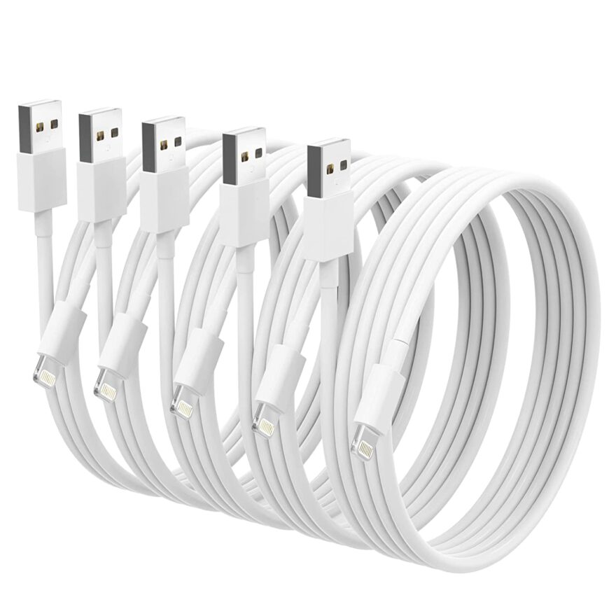 ONXIGLI iPhone Charger Cable MFi Certified 5 Pack