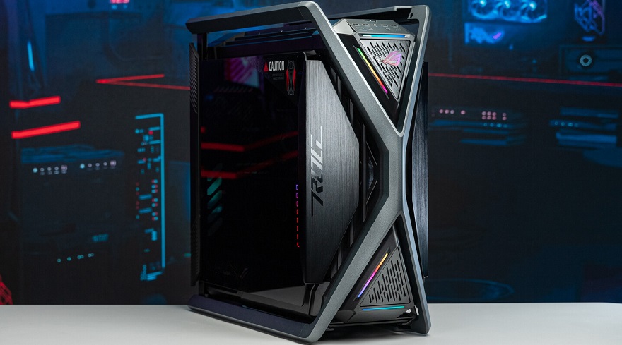 Asus Republic Of Gamers Unveil Its New Hyperion Gr701 Full Tower Gaming