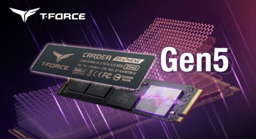 TEAMGROUP Releases the Invincible T FORCE CARDEA Z540 M.2 PCIe 5.0 SSD with Gen5s Redefining SSD Speed 1