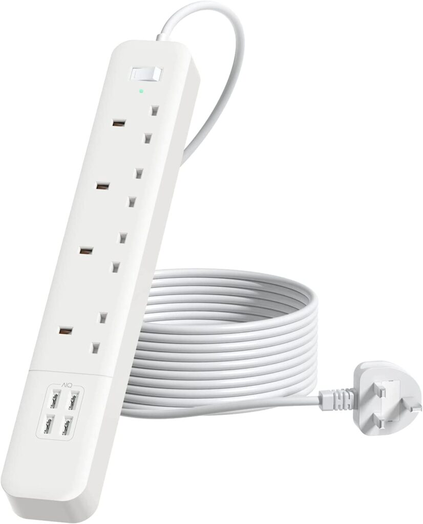 Extension Lead with 4 x 20W Fast Charging USB Slots | eTeknix