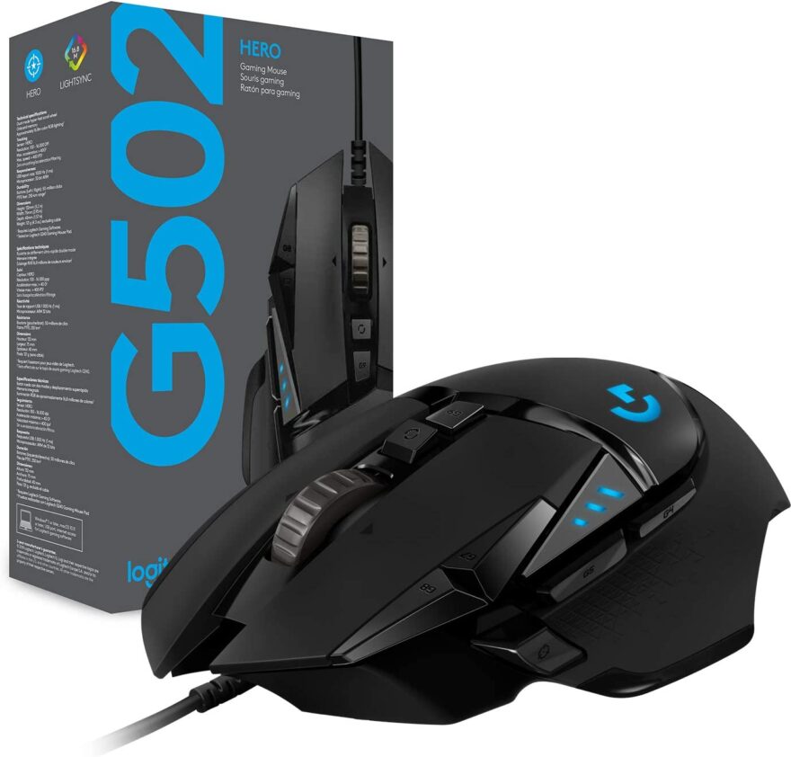Logitech G502 HERO High Performance Wired Gaming Mouse
