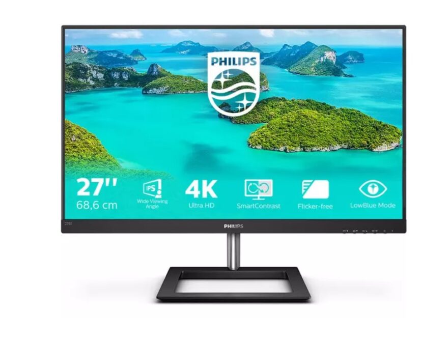 PHILIPS 278E1A 4K Ultra HD 27 IPS Monitor Black