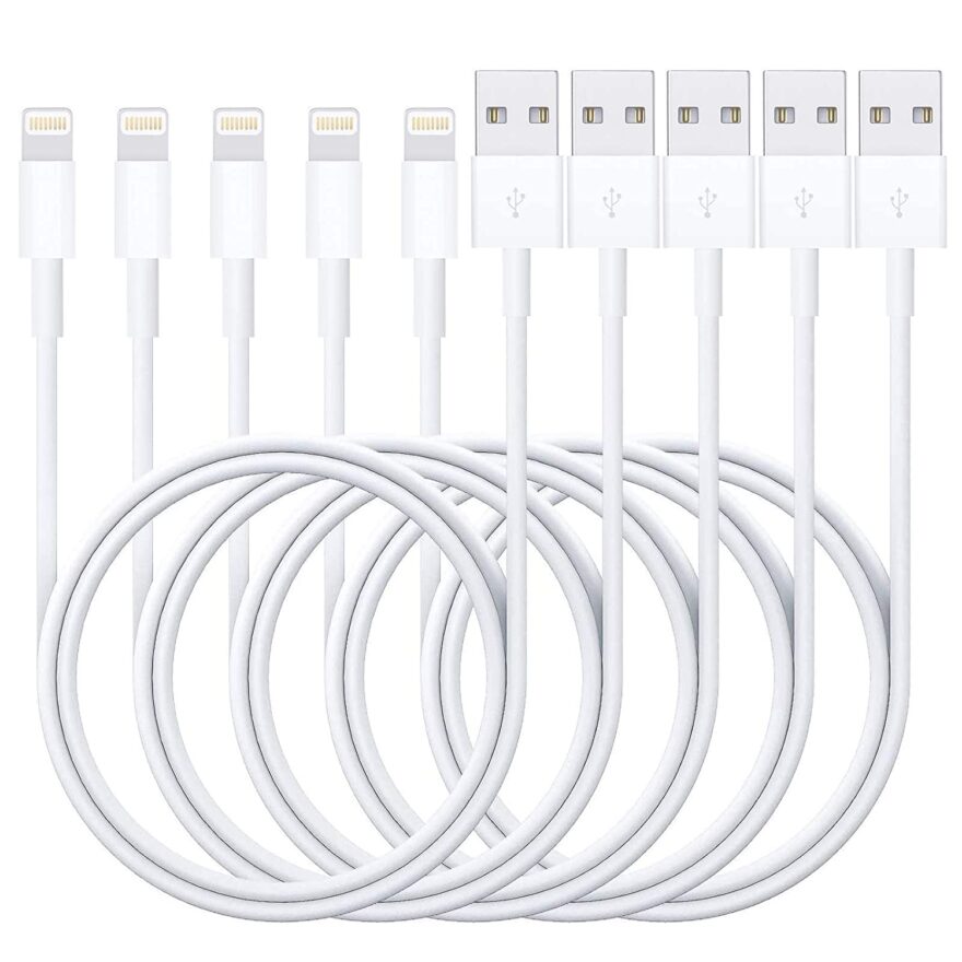 SANYEYE iPhone Charger Cable5Pack 10FT MFi Certified