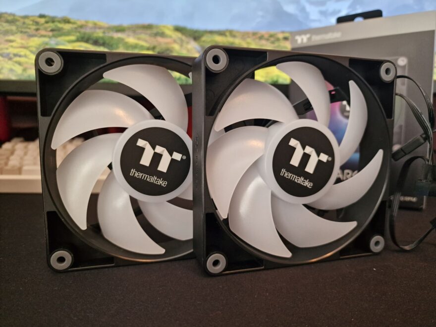 thermaltake ct120 argb black and white fans review 75