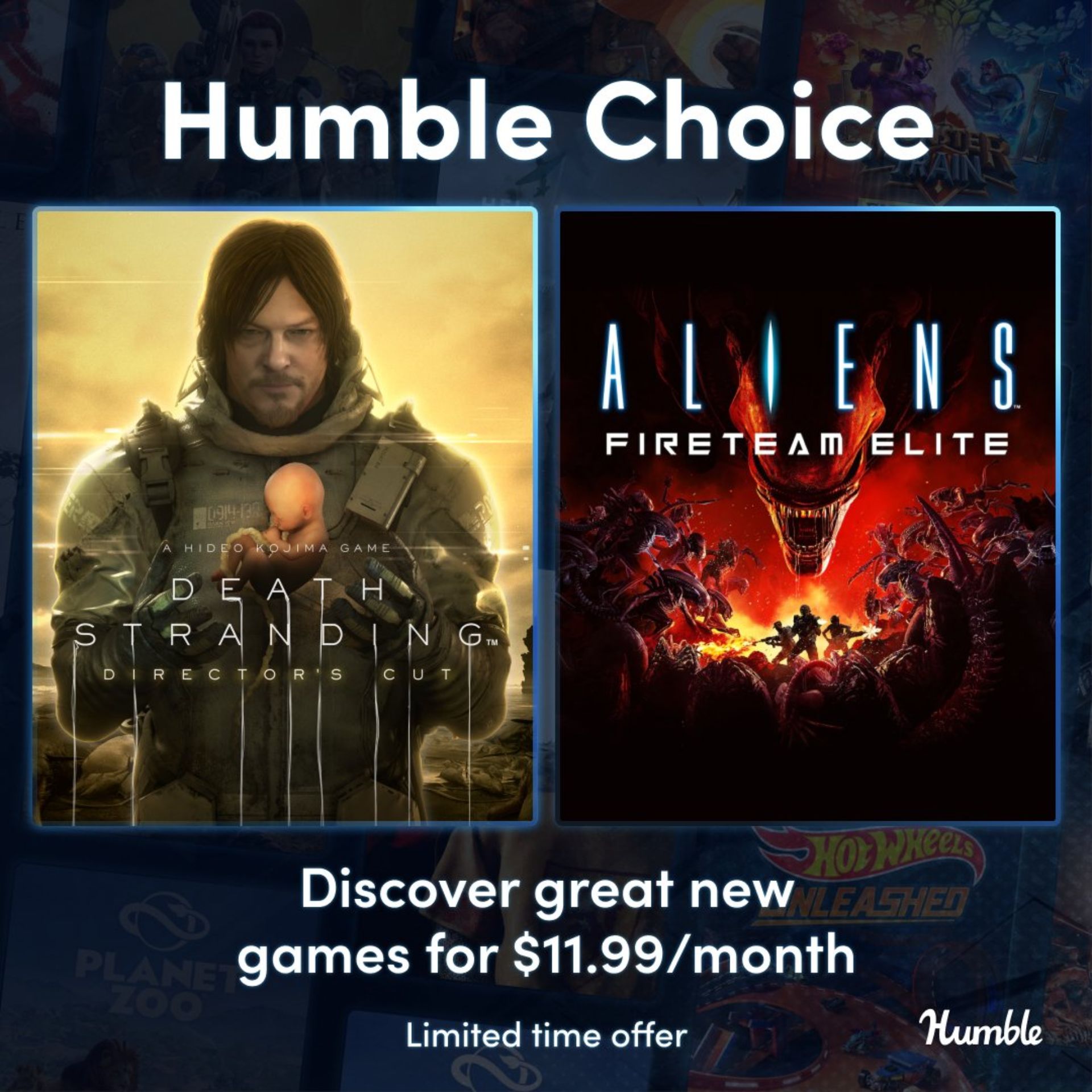 Humble Choice April Available with Death Stranding And Aliens Fireteam