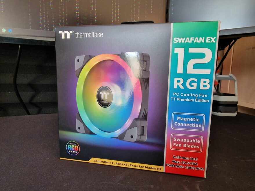 thermaltake swafan ex 12 rgb magnetic connection fans 01