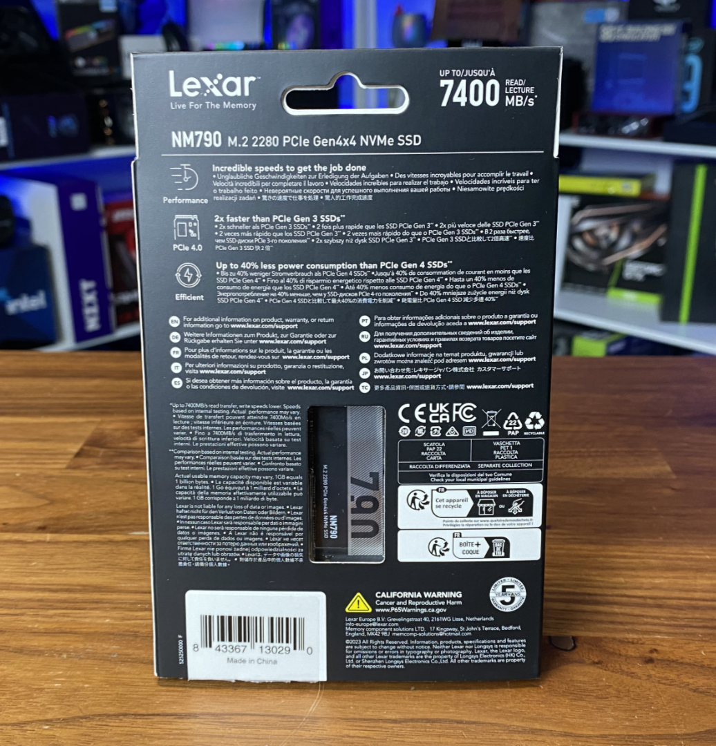 Lexar - Lexar NM790 2TB Lexar M2 SSD 値下げの+thefivetips.com