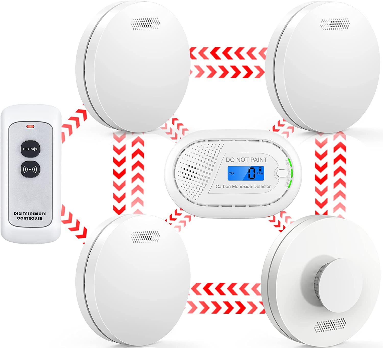 interlinked wireless alarms