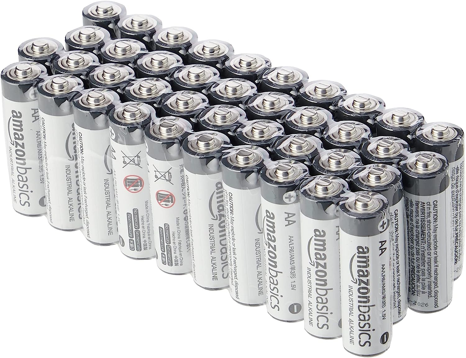 Amazon Basics AA Alkaline Batteries, 40 Pack | eTeknix