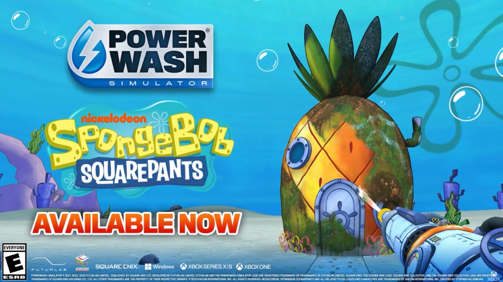 Clean your Bikini Bottom in PowerWash Simulator's SpongeBob