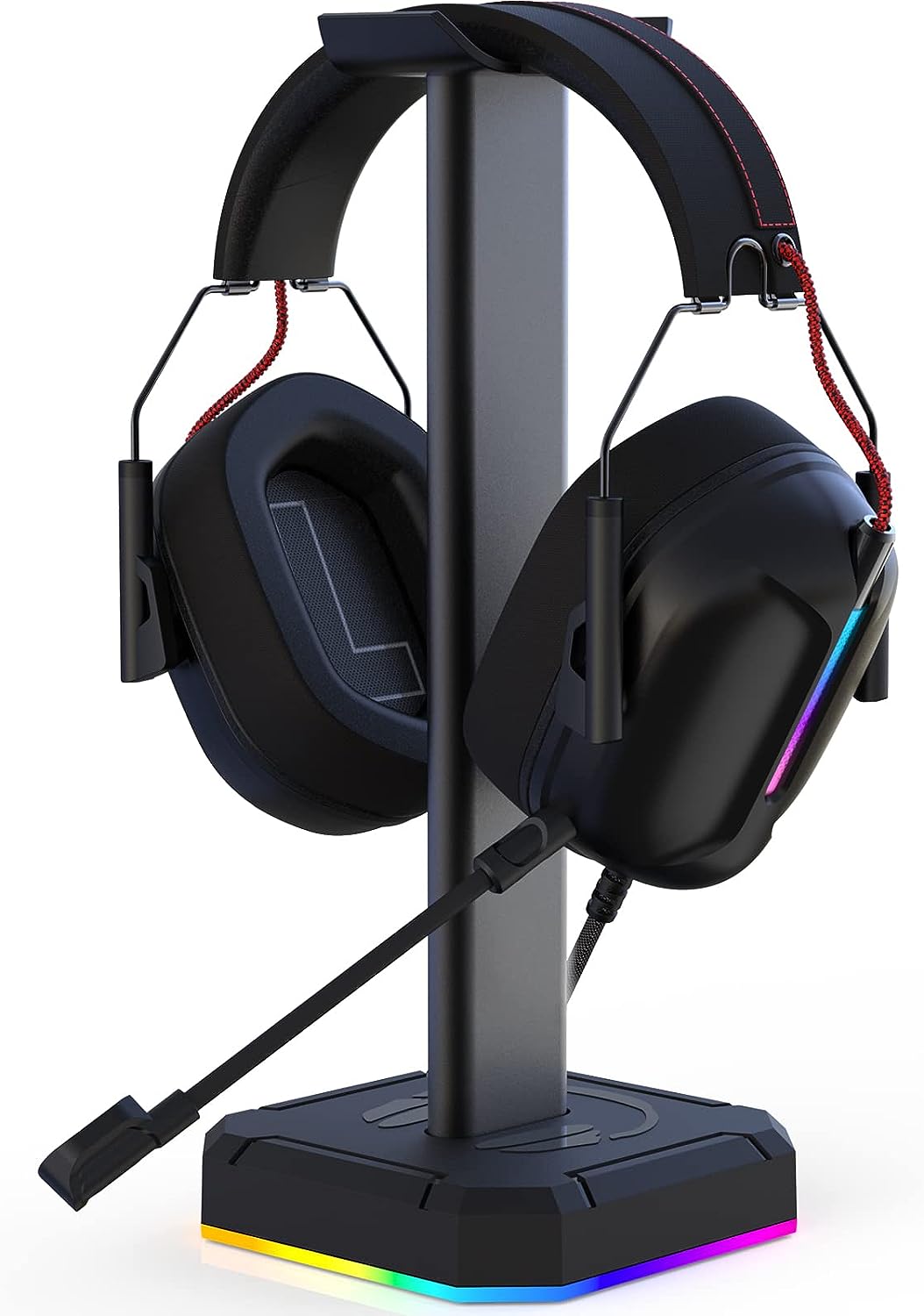 TuparGo Headphone Stand with Single Rolling RGB Light