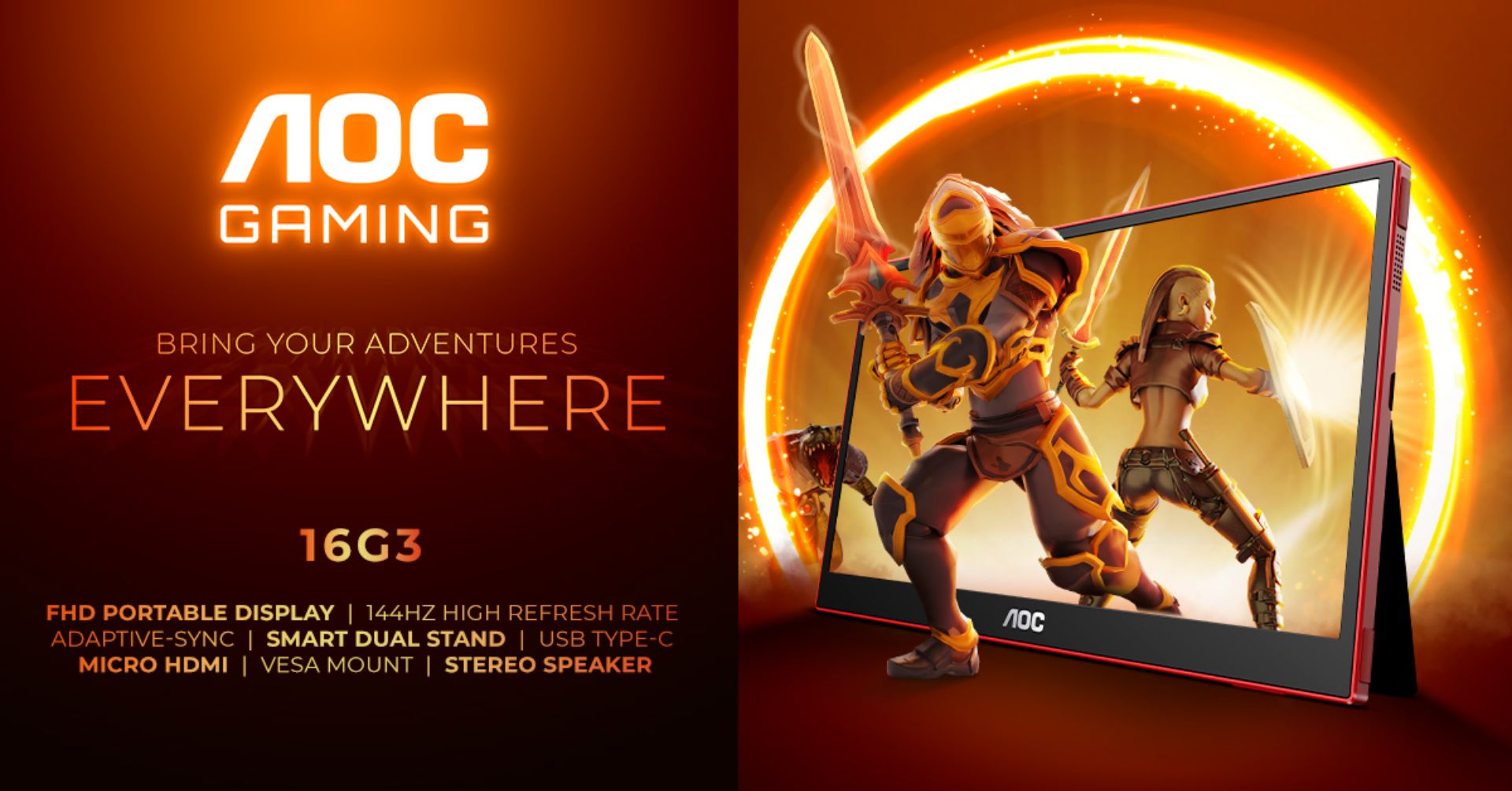 AOC 2023 Gaming Monitor Launch Promotion