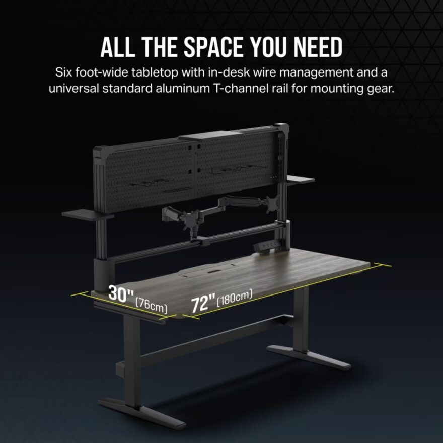 New Corsair Platform:6 desk takes modularity to the next level