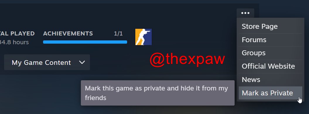 How to Hide Games from Friends on Steam 