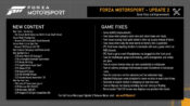forza motorsport update 2