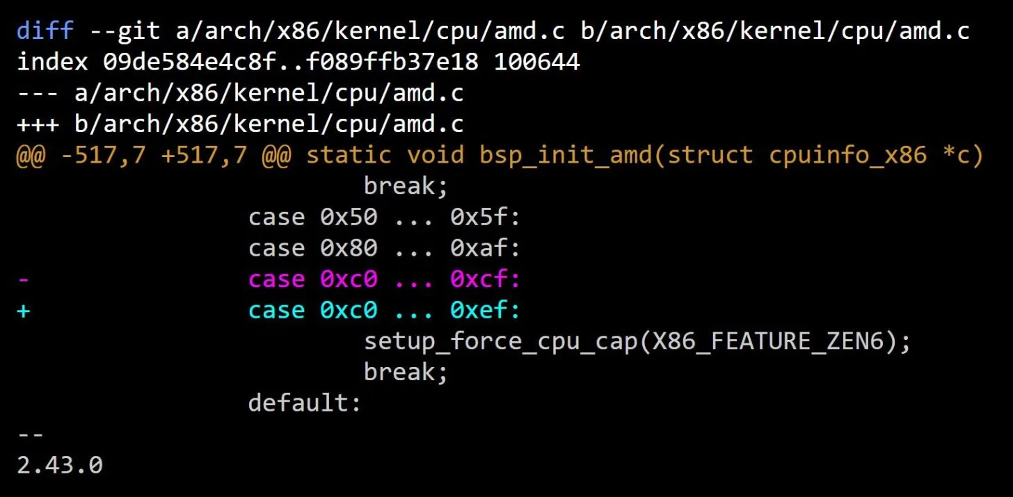 AMD Zen 6 Linux Update Points to a Much Larger CPU Lineup